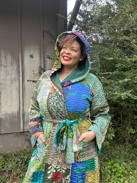 I made a quilt coat!